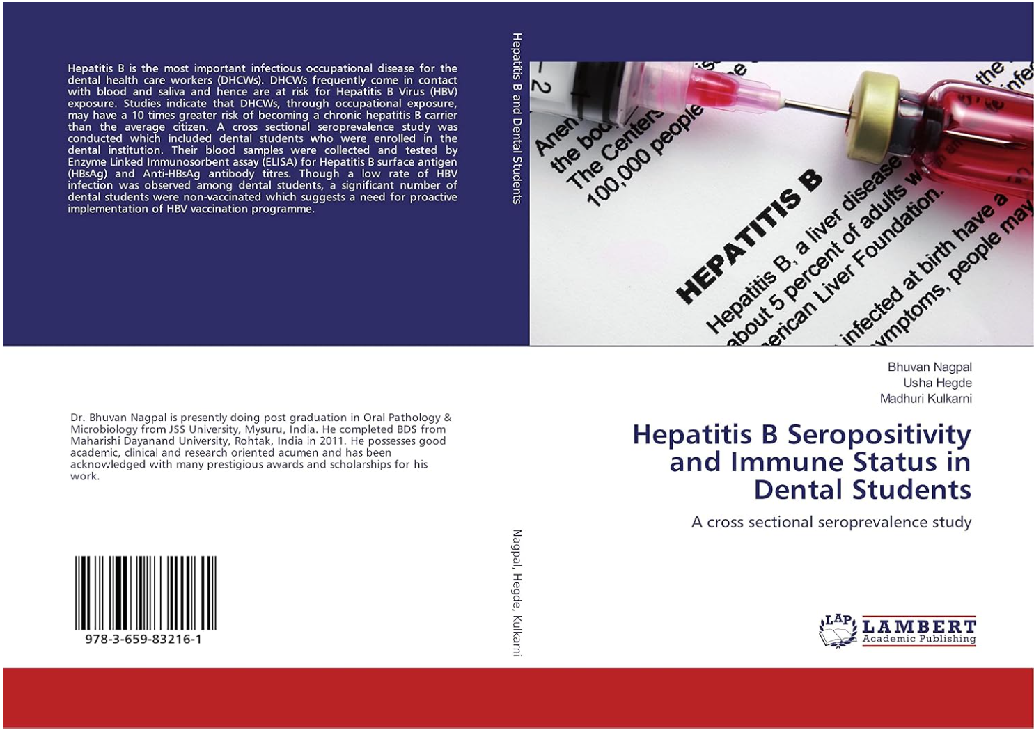Cover of Hepatitis B Seropositivity and Immune Status in Dental Students
